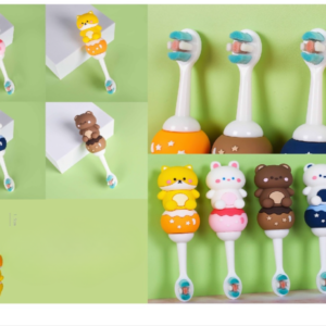 Oro-spark multicolor cartoon tooth brushes ( Cute Teddy Bears )